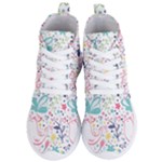 cute bird pattern Women s Lightweight High Top Sneakers