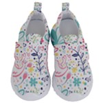 cute bird pattern Kids  Velcro No Lace Shoes