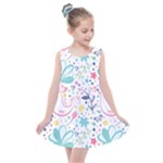 cute bird pattern Kids  Summer Dress