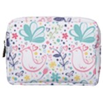 cute bird pattern Make Up Pouch (Medium)