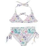 cute bird pattern Kids  Classic Bikini Set