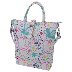 Buckle Top Tote Bag 