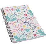 cute bird pattern 5.5  x 8.5  Notebook