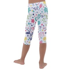 Kids  Lightweight Velour Capri Leggings  