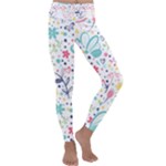 cute bird pattern Kids  Lightweight Velour Classic Yoga Leggings