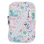 cute bird pattern Belt Pouch Bag (Small)