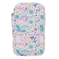 cute bird pattern Waist Pouch (Large) from ArtsNow.com