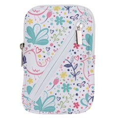 cute bird pattern Belt Pouch Bag (Large) from ArtsNow.com