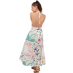 Backless Maxi Beach Dress 