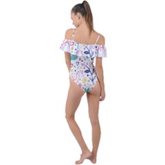 Frill Detail One Piece Swimsuit 