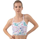 cute bird pattern Mini Tank Bikini Top