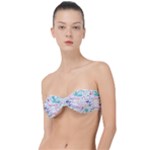 cute bird pattern Classic Bandeau Bikini Top 