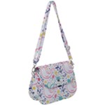 cute bird pattern Saddle Handbag