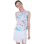 cute bird pattern Women s Sleeveless Sports Top