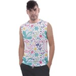 cute bird pattern Men s Regular Tank Top