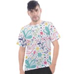 cute bird pattern Men s Sport Top