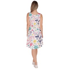 Knee Length Skater Dress With Pockets 