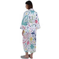 Maxi Satin Kimono 