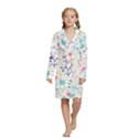 Kids  Long Sleeve Velvet Lounge Robe 