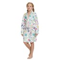 Kids  Long Sleeve Velvet Lounge Robe 