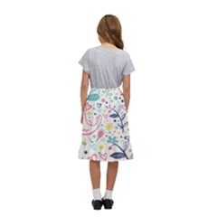 Kids  Ruffle Flared Wrap Midi Skirt 