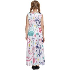 Kids  Satin Sleeveless Maxi Dress 