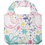 cute bird pattern Foldable Grocery Recycle Bag