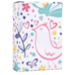 cute bird pattern Playing Cards Single Design (Rectangle) with Custom Box