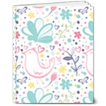 cute bird pattern 8  x 10  Hardcover Notebook