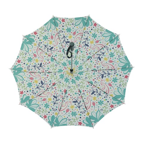 cute bird pattern Automatic Folding Umbrella with Case (Large) from ArtsNow.com