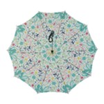 cute bird pattern Automatic Folding Umbrella with Case (Large)