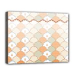 shells pattern Canvas 14  x 11  (Stretched)