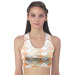 shells pattern Fitness Sports Bra