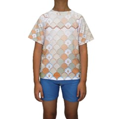 Kids  Short Sleeve Swimwear 