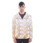 shells pattern Men s Hooded Windbreaker