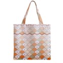 Zipper Grocery Tote Bag 