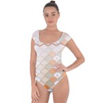 shells pattern Short Sleeve Leotard 