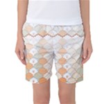 shells pattern Women s Basketball Shorts