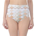 shells pattern Classic High-Waist Bikini Bottoms