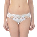 shells pattern Hipster Bikini Bottoms