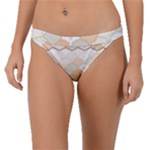 shells pattern Band Bikini Bottoms