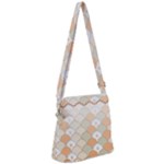 shells pattern Zipper Messenger Bag