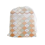 shells pattern Drawstring Pouch (XL)