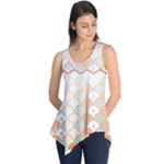 shells pattern Sleeveless Tunic