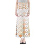 shells pattern Full Length Maxi Skirt