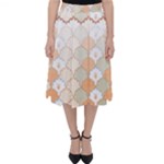 shells pattern Classic Midi Skirt