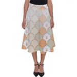 shells pattern Perfect Length Midi Skirt