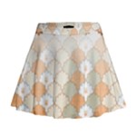 shells pattern Mini Flare Skirt