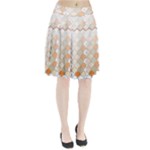 shells pattern Pleated Skirt