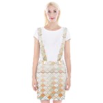 shells pattern Braces Suspender Skirt